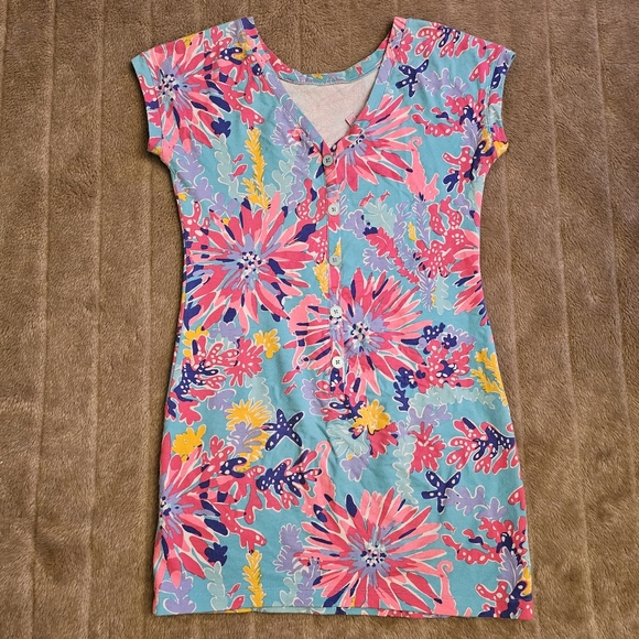 Lilly Pulitzer Anastasia Tippin and Sippin Terry lined dress - Picture 3 of 12
